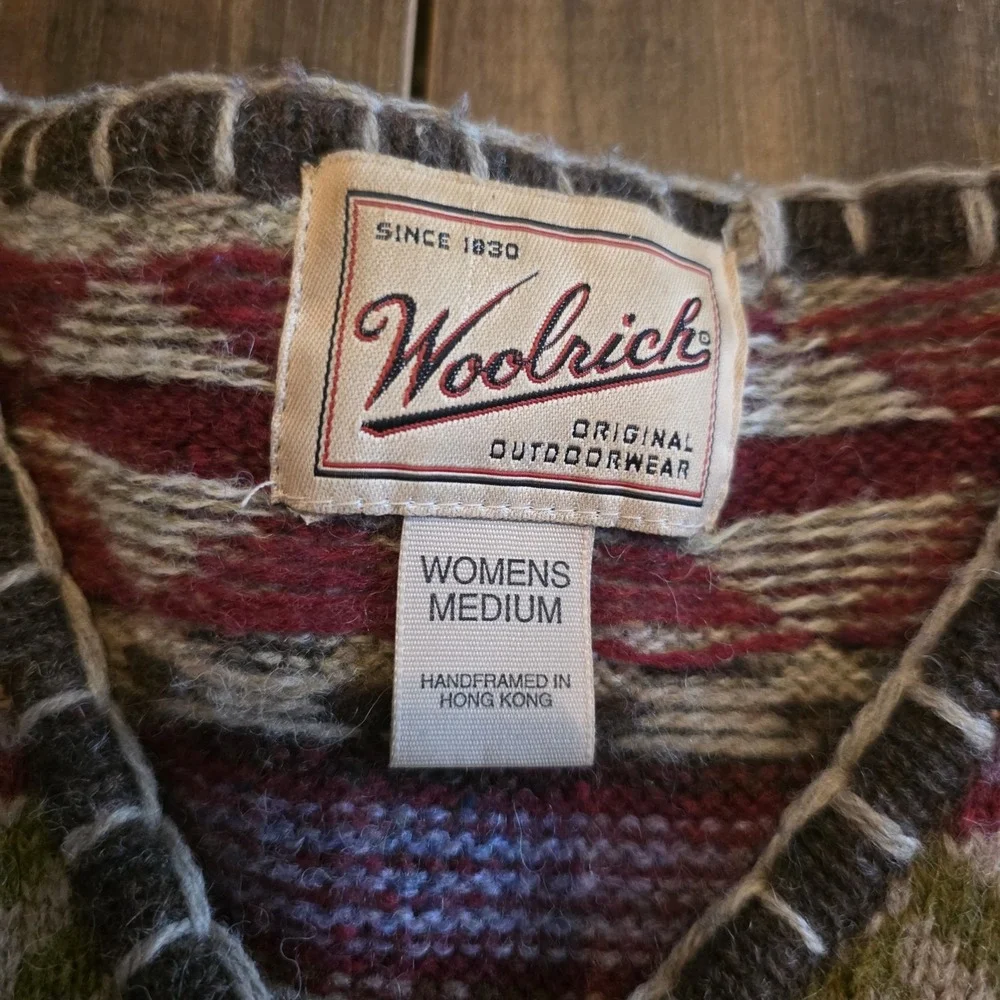 Woolrich Multicolor V-Neck Sweater - Picture 5 of 9
